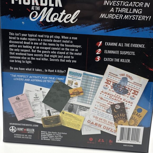 Murder At The Motel Hunt A Killer Mystery Board Game Immersive NEW Sealed - Picture 5 of 8